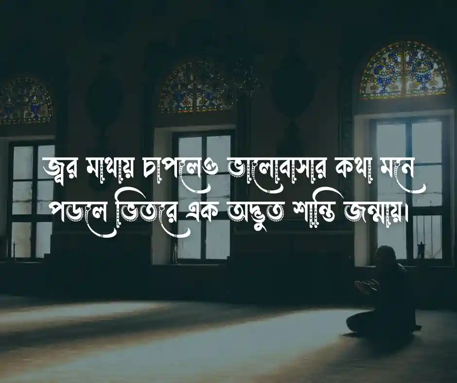 জ্বর নিয়ে ক্যাপশন