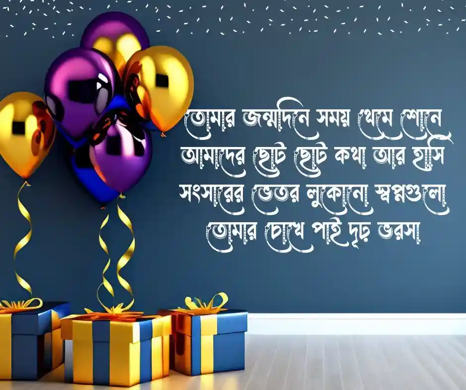 ছেলের জন্মদিনের শুভেচ্ছা কবিতা