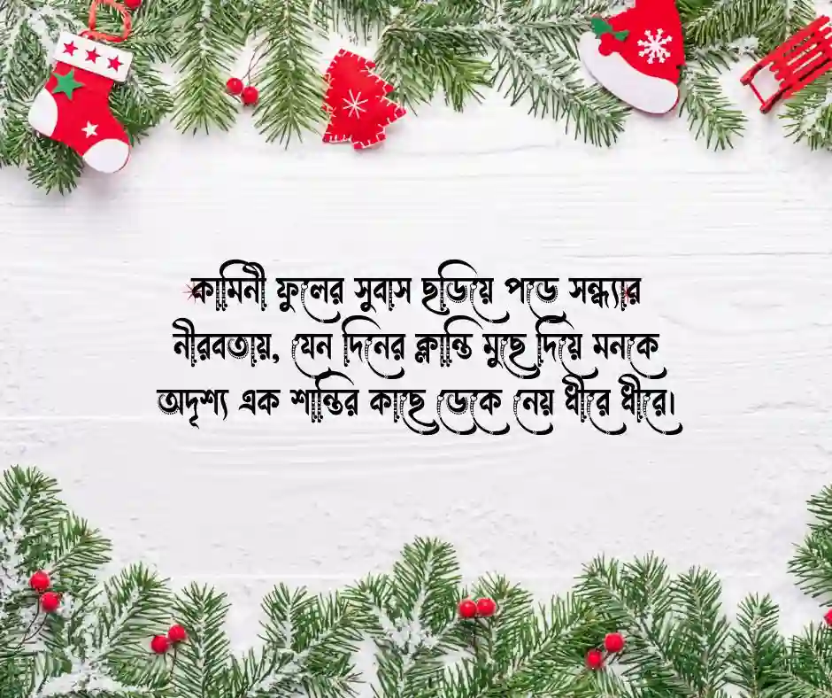 কামিনী ফুল নিয়ে ক্যাপশন