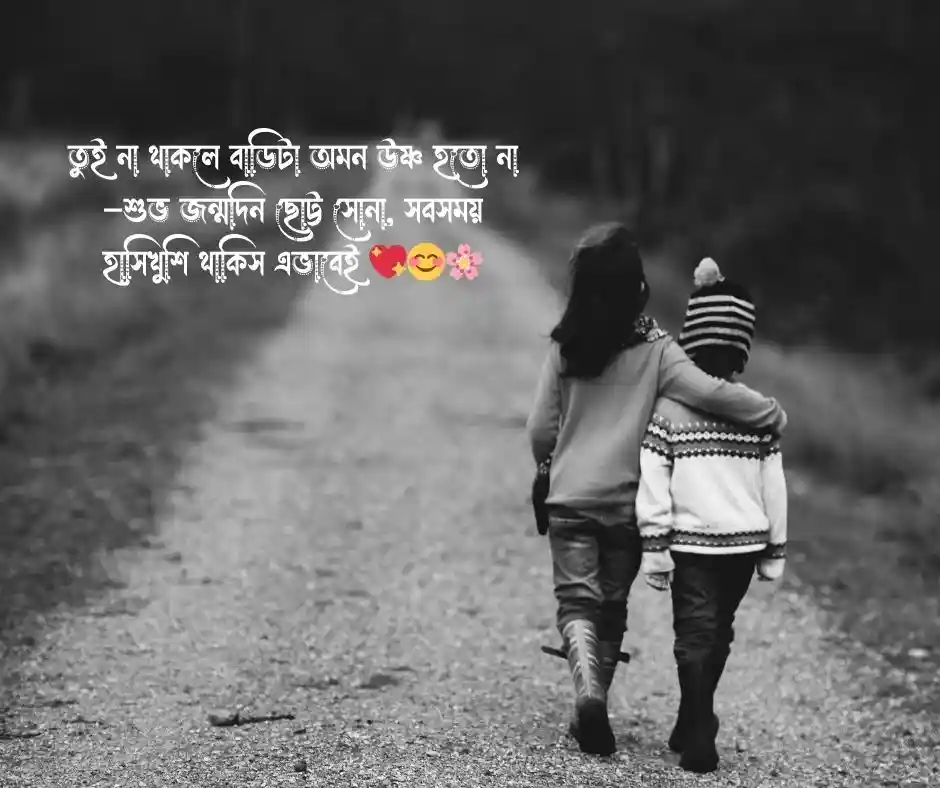 ছোট বোনের জন্মদিনের শুভেচ্ছা স্ট্যাটাস