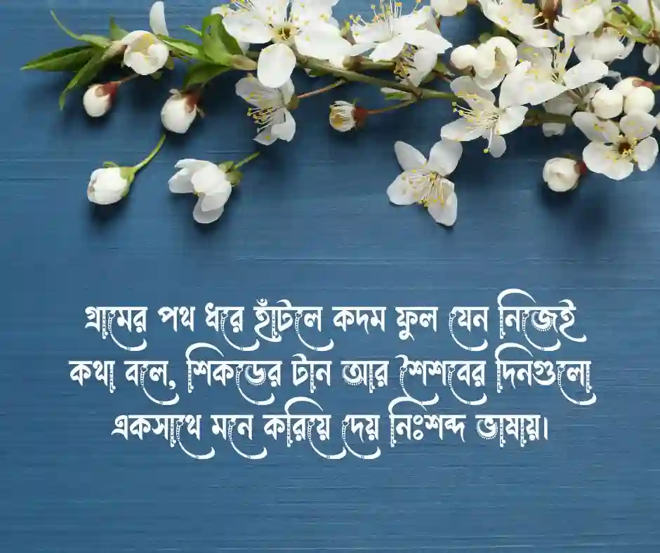 কদম ফুল নিয়ে ক্যাপশন