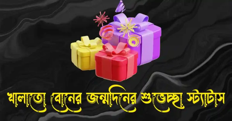 খালাতো বোনের জন্মদিনের শুভেচ্ছা স্ট্যাটাস ও ক্যাপশন