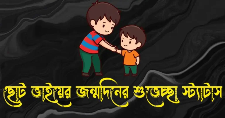 ছোট ভাইয়ের জন্মদিনের শুভেচ্ছা স্ট্যাটাস