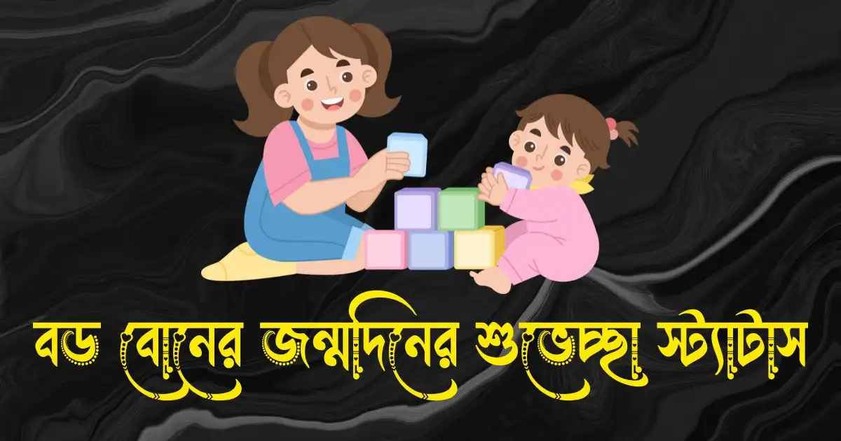 বড় বোনের জন্মদিনের শুভেচ্ছা স্ট্যাটাস