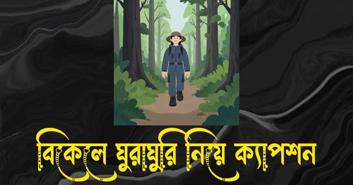 বিকেলে ঘুরাঘুরি নিয়ে ক্যাপশন ও স্ট্যাটাস