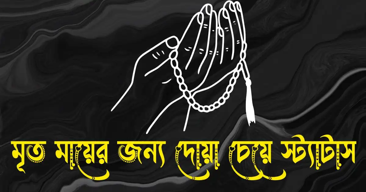মৃত মায়ের জন্য দোয়া চেয়ে স্ট্যাটাস