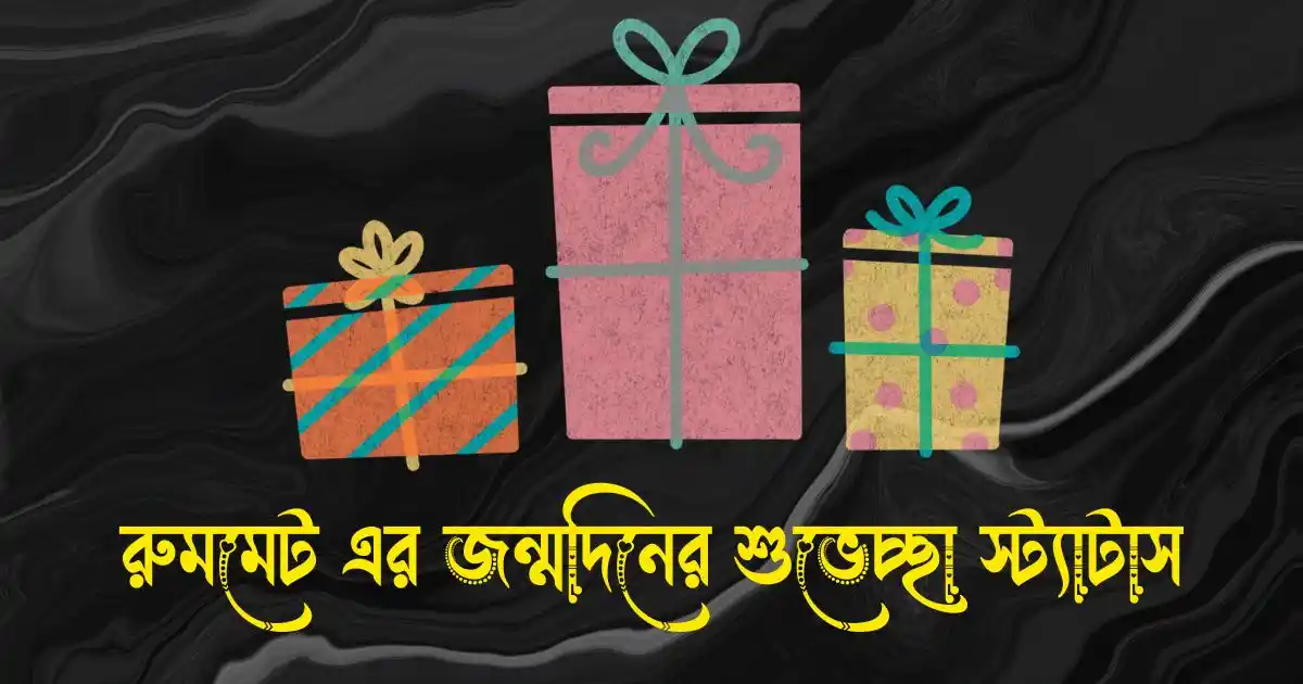 রুমমেট এর জন্মদিনের শুভেচ্ছা স্ট্যাটাস ও ক্যাপশন