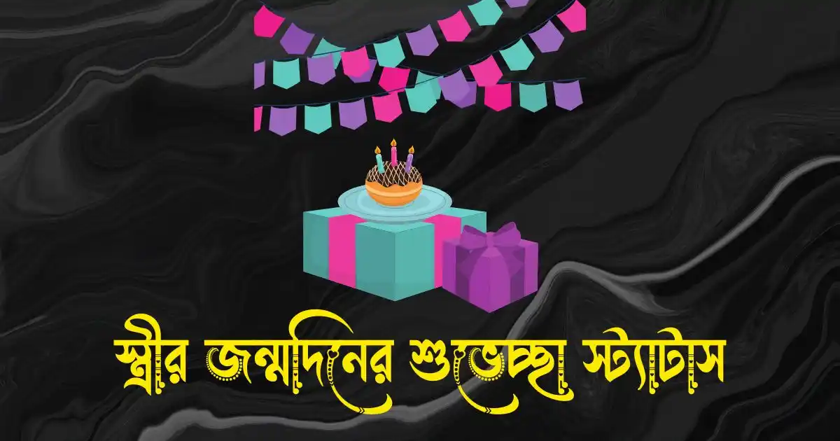 স্ত্রীর জন্মদিনের শুভেচ্ছা স্ট্যাটাস - বউয়ের জন্মদিনের শুভেচ্ছা স্ট্যাটাস