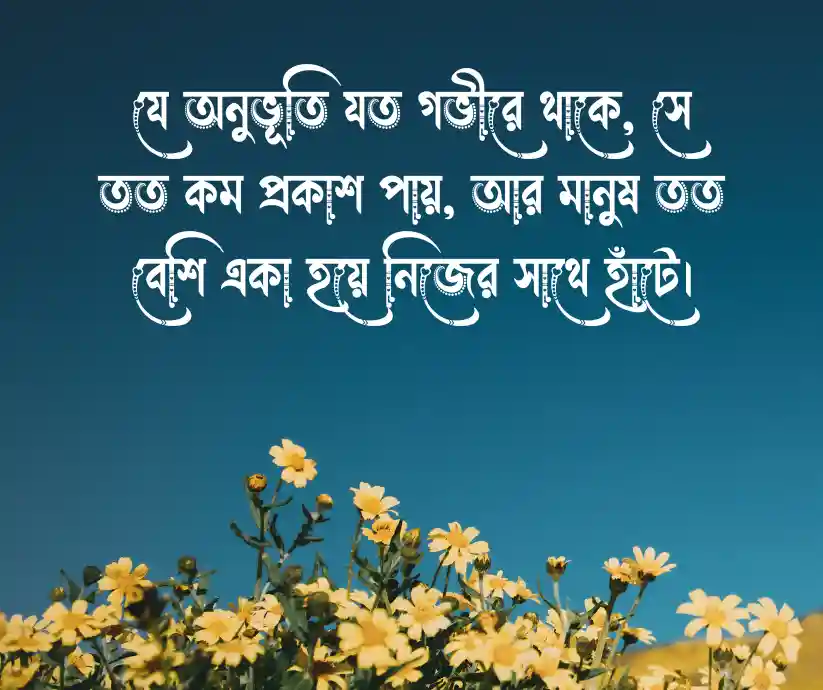 অনুভূতি নিয়ে উক্তি