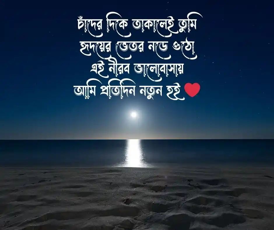 চাঁদ নিয়ে ভালোবাসার ছন্দ