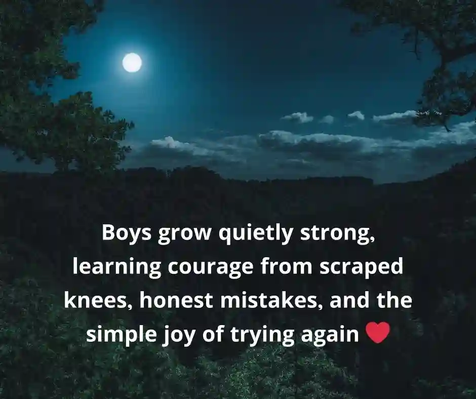 ছেলে বাচ্চাদের নিয়ে ক্যাপশন English