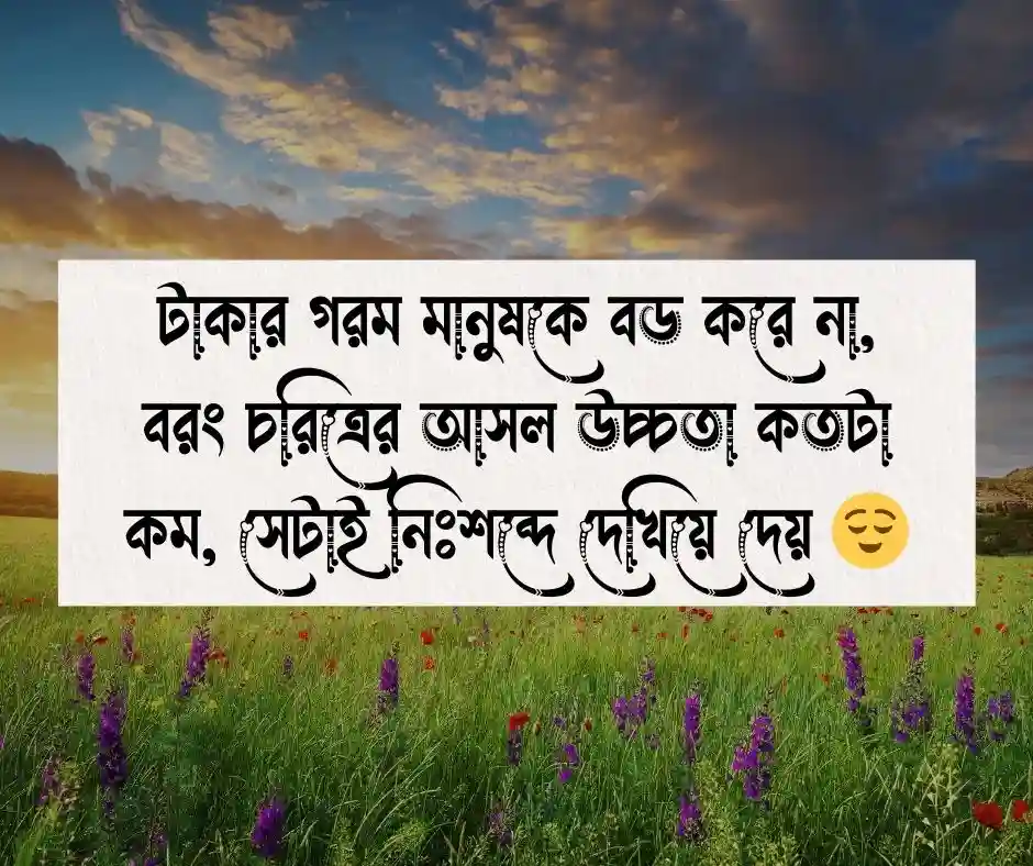 টাকার গরম নিয়ে উক্তি