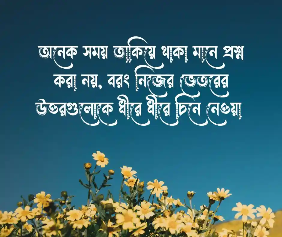 তাকিয়ে থাকা নিয়ে ক্যাপশন তাকিয়ে থাকা নিয়ে স্ট্যাটাস