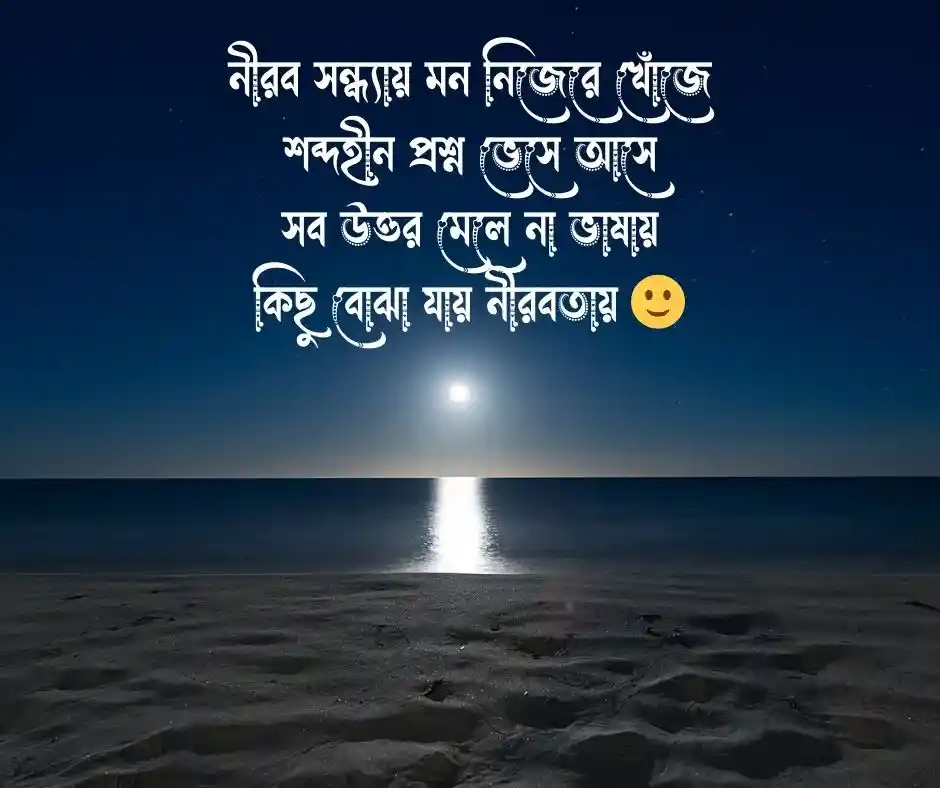 নীরবতা নিয়ে ছন্দ