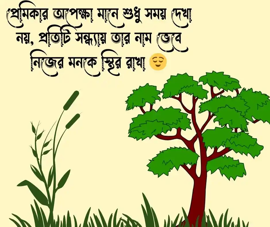 প্রেমিকার অপেক্ষা নিয়ে উক্তি