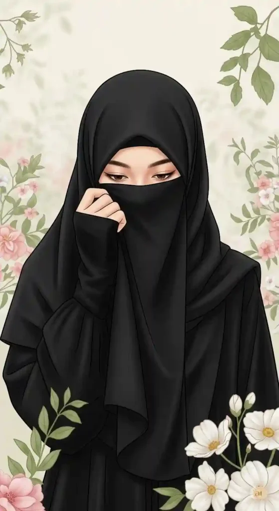 বোরকা পরা মেয়েদের পিক