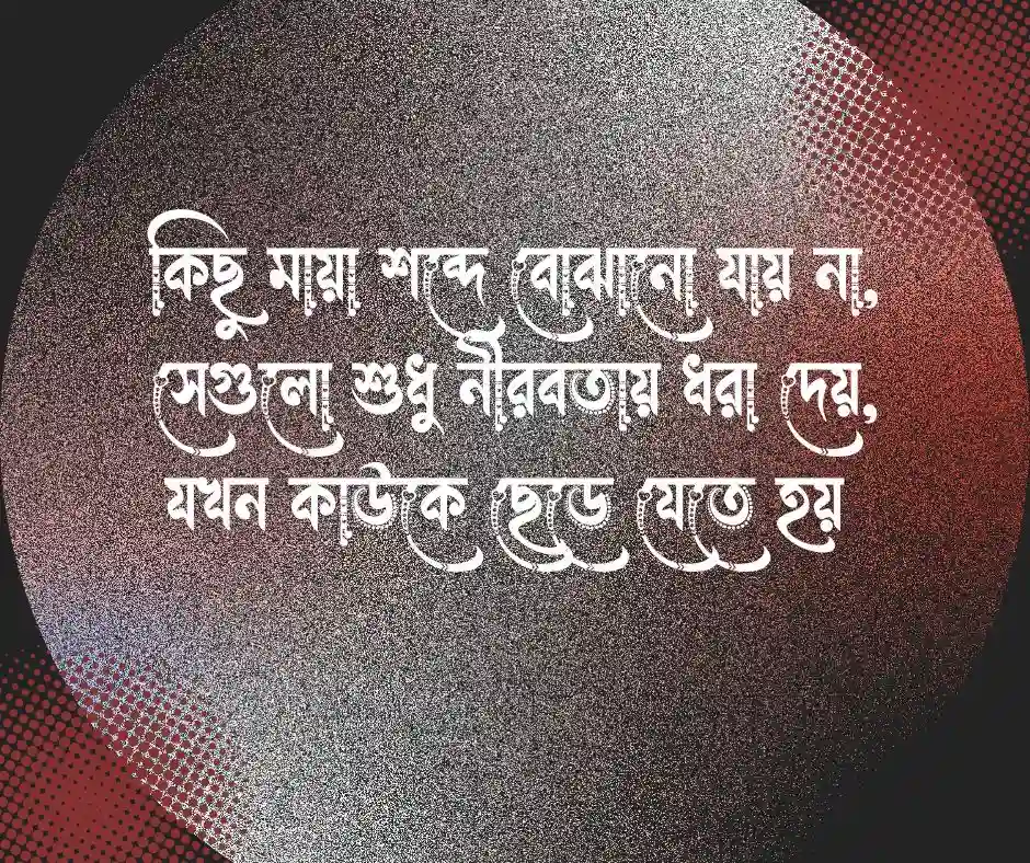 মায়া নিয়ে মেসেজ