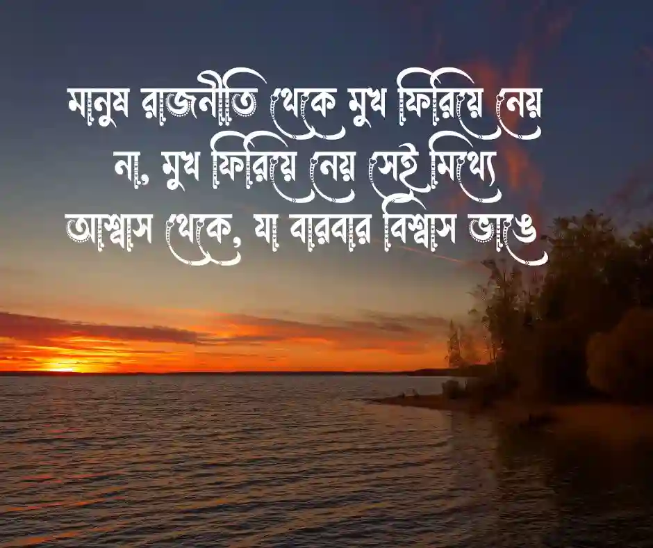 রাজনীতি নিয়ে উক্তি