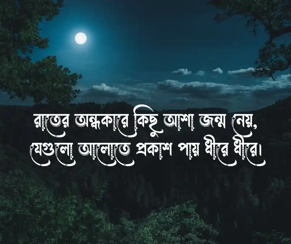 রাত নিয়ে স্ট্যাটাস