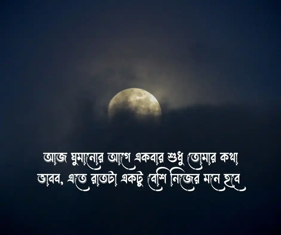 শুভ রাত্রি রোমান্টিক মেসেজ