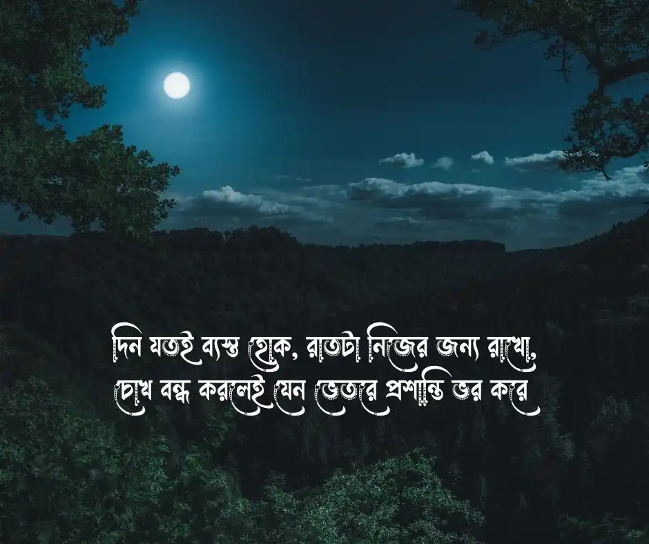শুভ রাত্রি শুভেচ্ছা স্ট্যাটাস