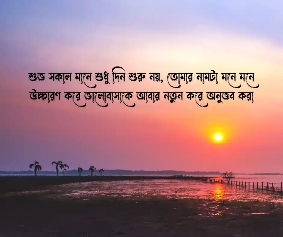 শুভ সকাল রোমান্টিক পিক