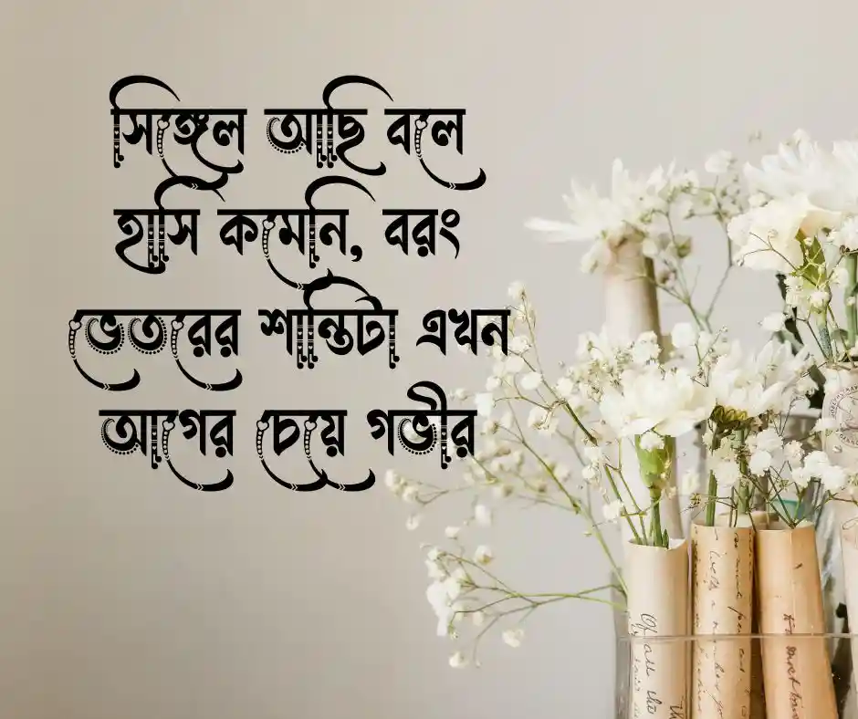 সিঙ্গেল ছেলেদের ক্যাপশন
