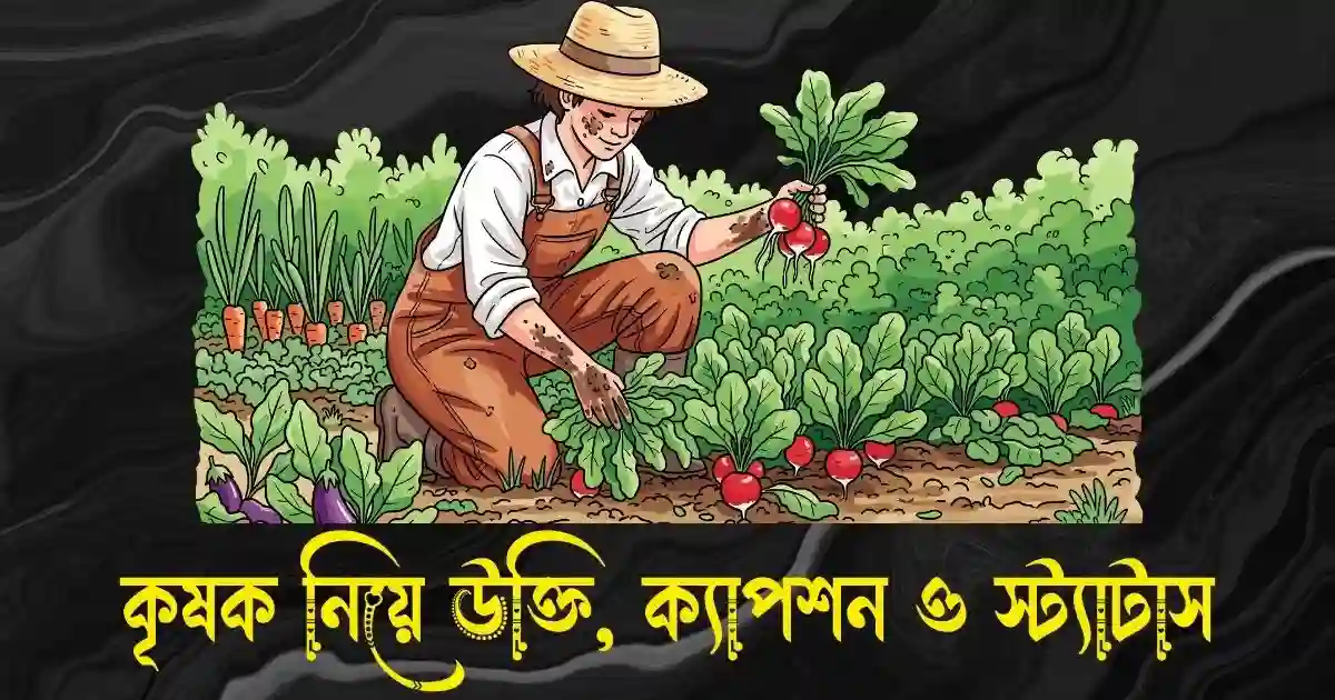 কৃষক নিয়ে উক্তি, ক্যাপশন ও স্ট্যাটাস