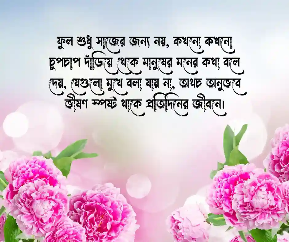 ফুল নিয়ে কিছু কথা