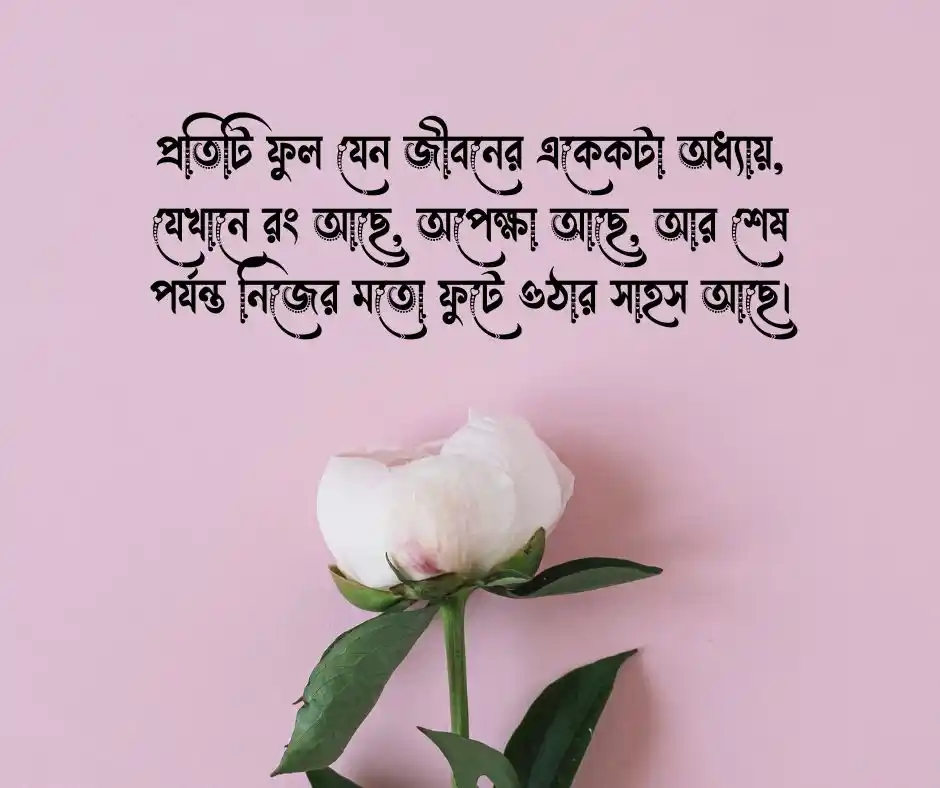 ফুল নিয়ে ক্যাপশন
